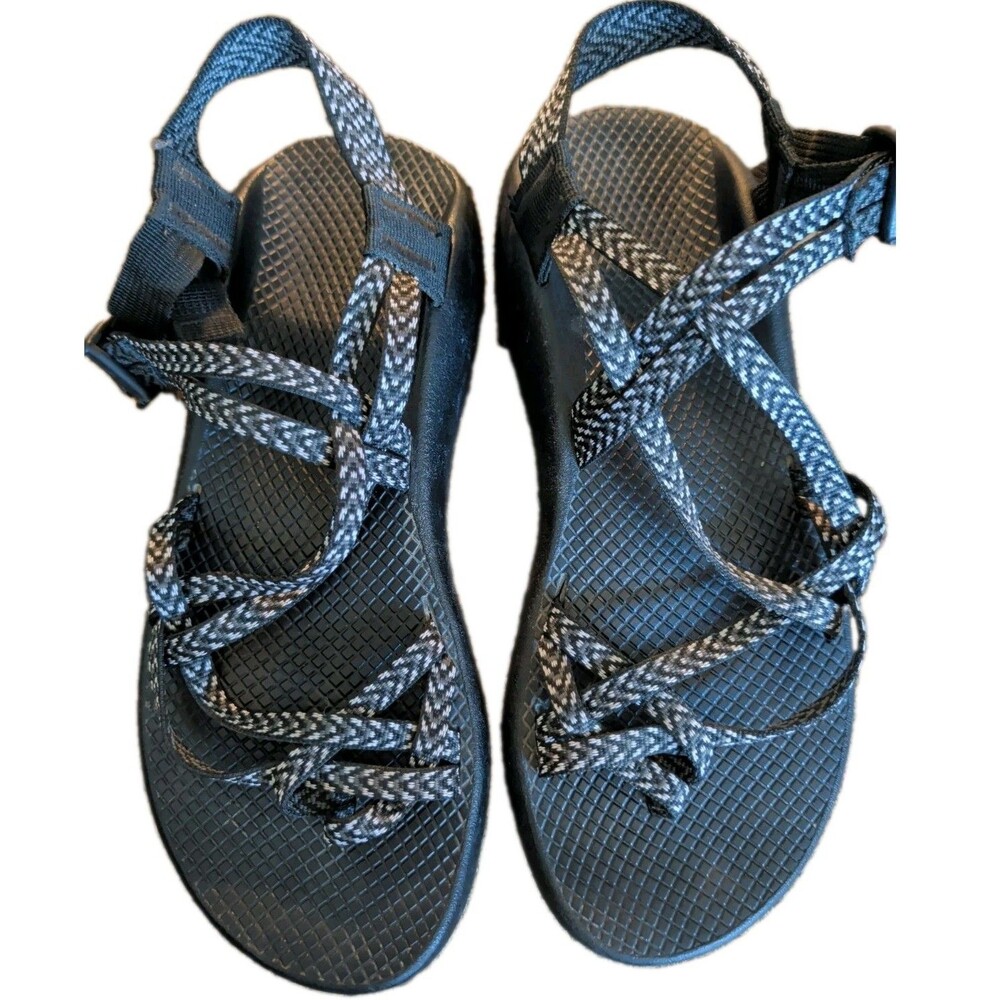 Chaco Sandals Womens 10 ZX2 Classic Double Strap Toe Loop in Boost Black